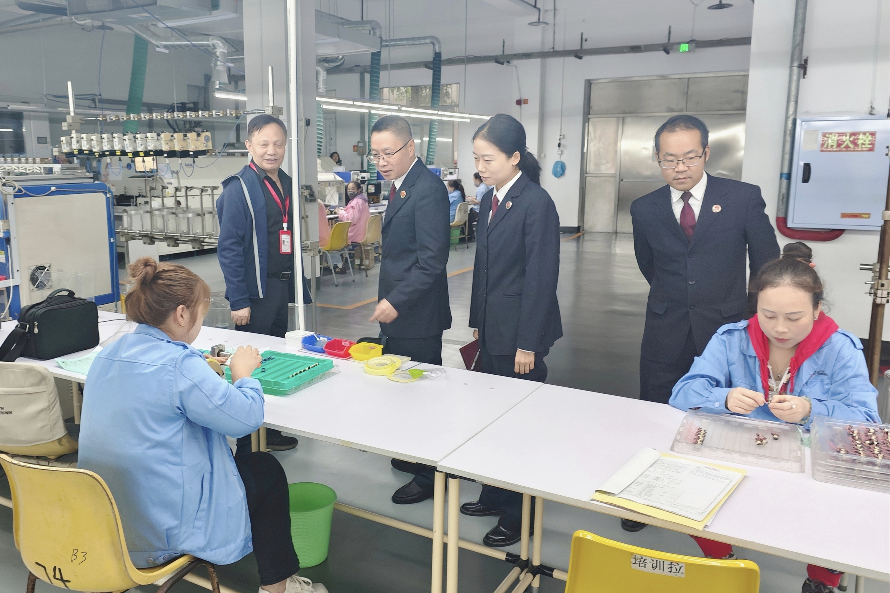 涪陵区检察院党组副书记、副检察长廖九念带队走访民营企业